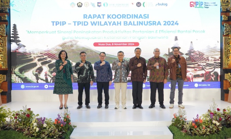 Tingkatkan Produktivitas Tani dan Rantai Pasok Kendalikan Inflasi Pangan, Rakor TPIP-TPID Wilayah Balinusra 2024 