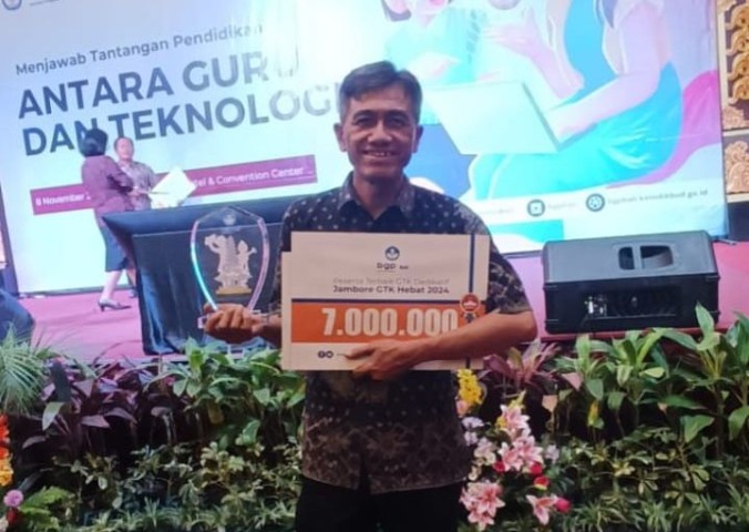 Guru SMK N 1 Klungkung Juara 1 Kategori Guru Dedikatif pada Jambore GTK Hebat