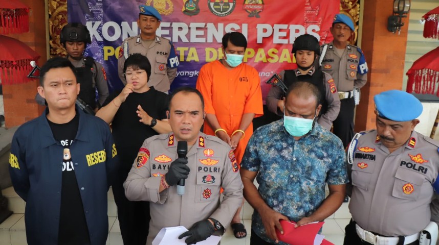 Kasus Gudang Gas LPG di Kargo Terbakar, Tersangka Sukojin Ditahan Satreskrim Polresta Denpasar