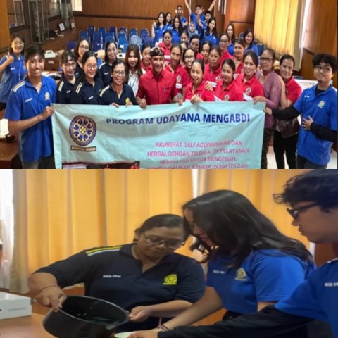 Program Udayana Mengabdi di Desa Kedewatan Ubud, Terapi Akupressure dan Herbal Jaga Kesehatan Diri